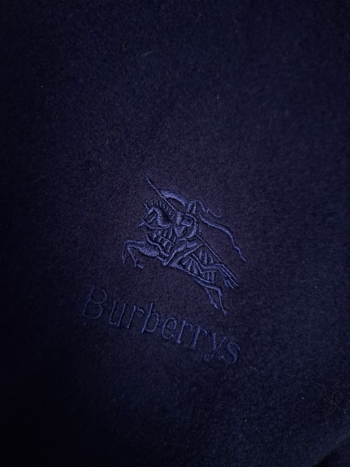 새제품급 오리지날 일본판 버버리 울,캐시미어 혼방 로브 코트 상품이미지3