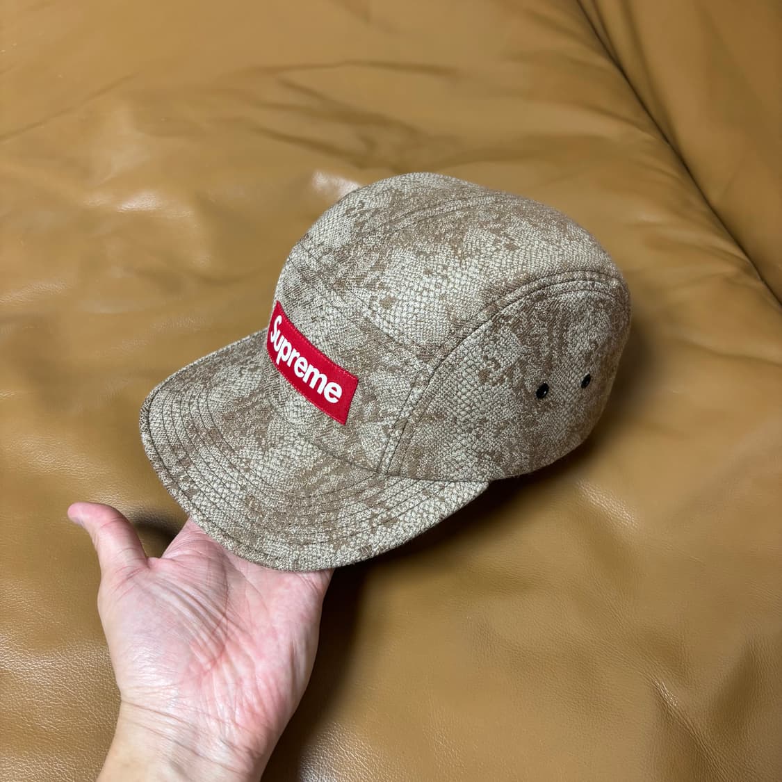 Supreme 슈프림 스네이크 캠프캡 모자 (Snake Skin) 상품이미지4