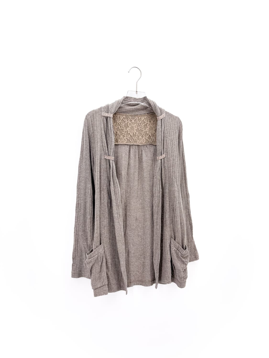 빈티지 레이스 주름 가디건 상품이미지4