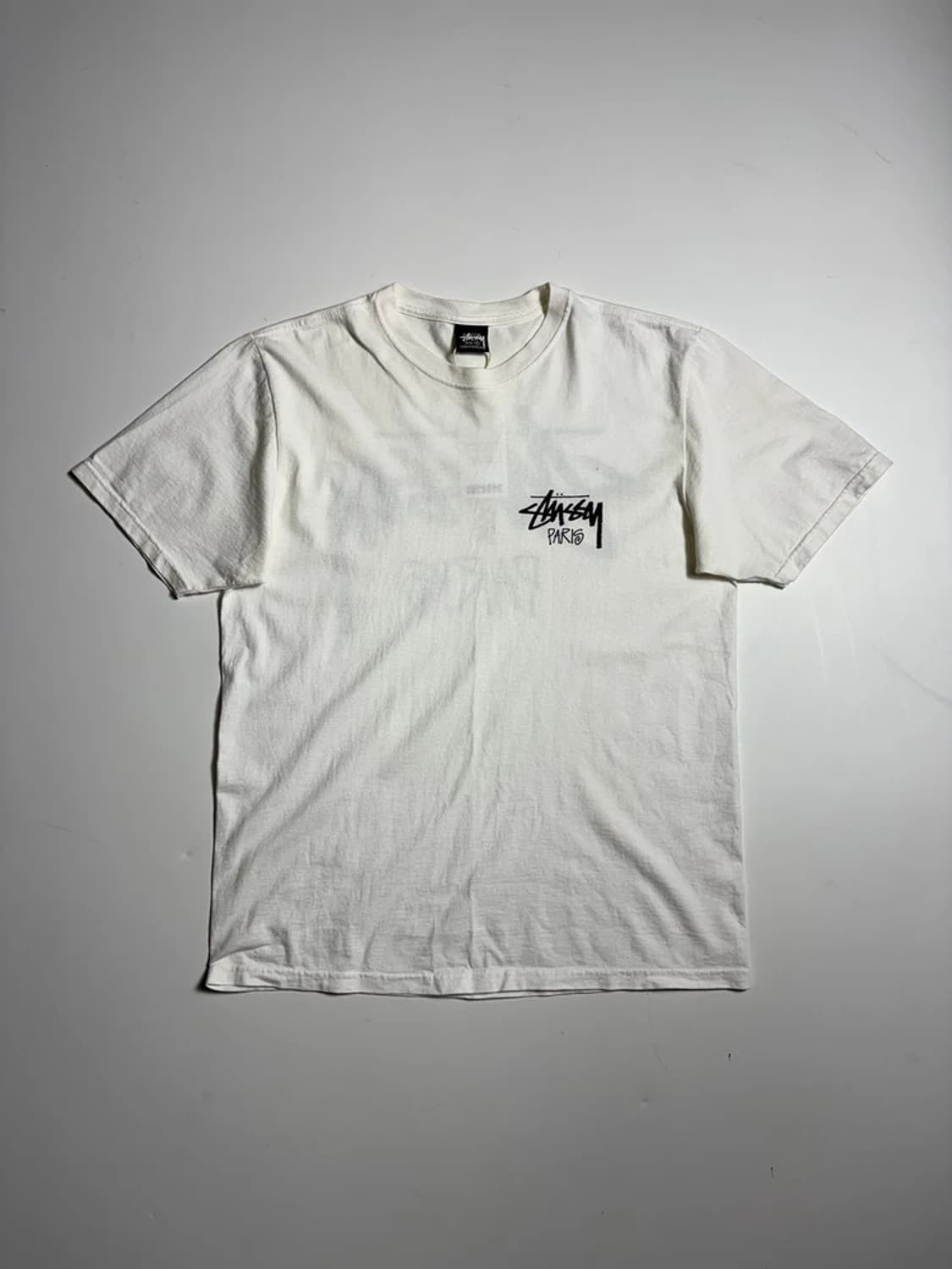 스투시 STUSSY 스탁 파리 코튼 반팔 티셔츠 R2193 상품이미지3