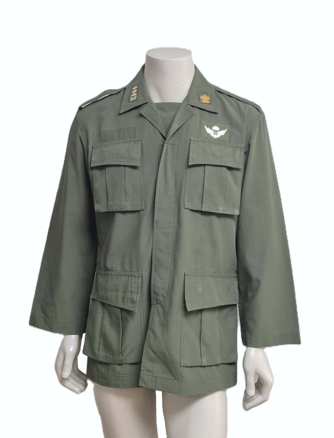 육군 구형 대위 보병 민무늬 엘리트복 전투복 상의 자켓 (L) 상품이미지1