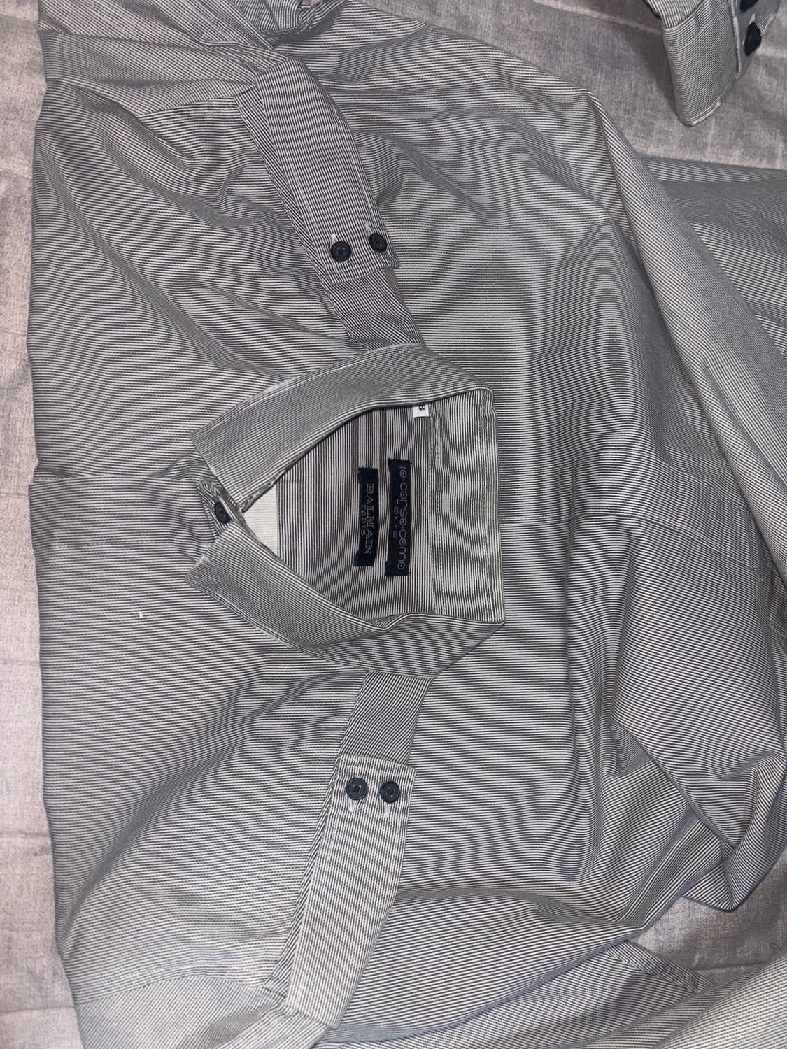 발망 스트라이프 밀리터리 견장 셔츠 48 상품이미지5