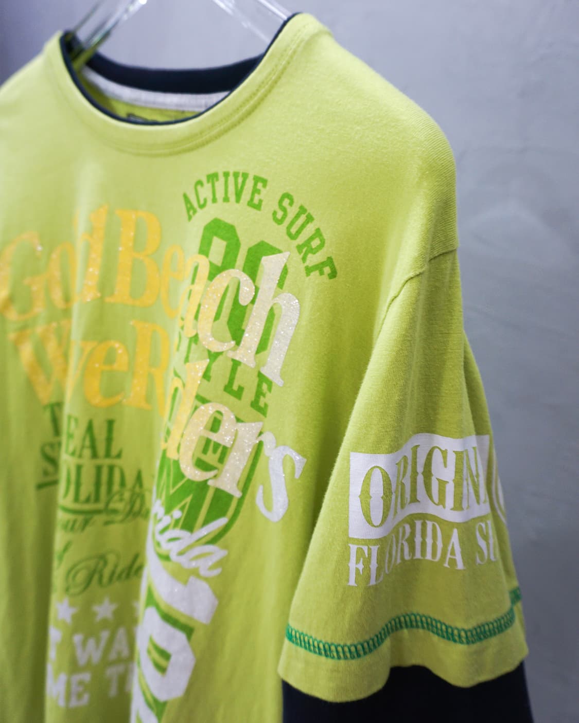 Jeaning Wild 그래픽 레이어드 티셔츠 상품이미지3