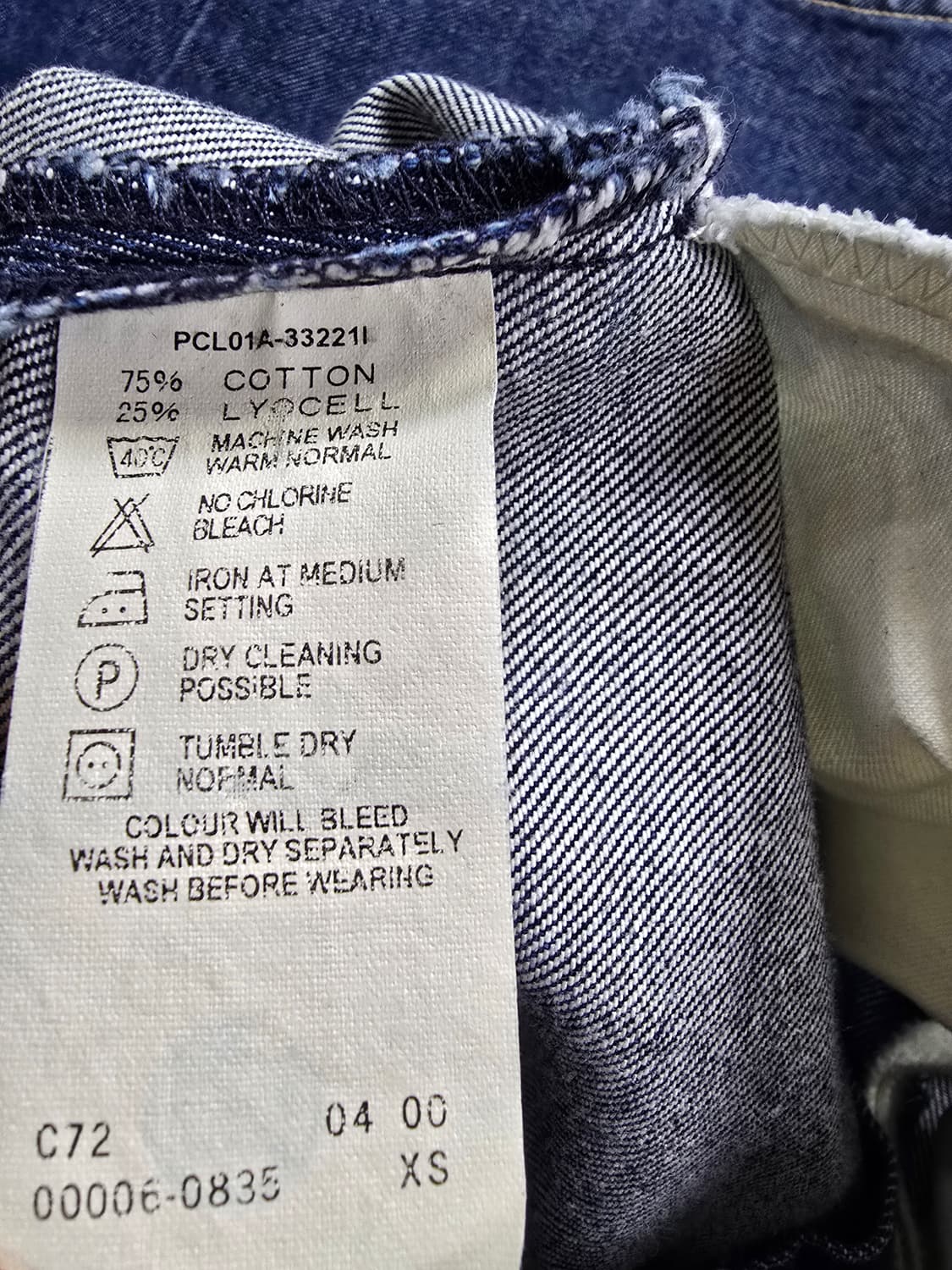 리바이스 청 데님 A라인 롱스커트 (1535) 상품이미지4