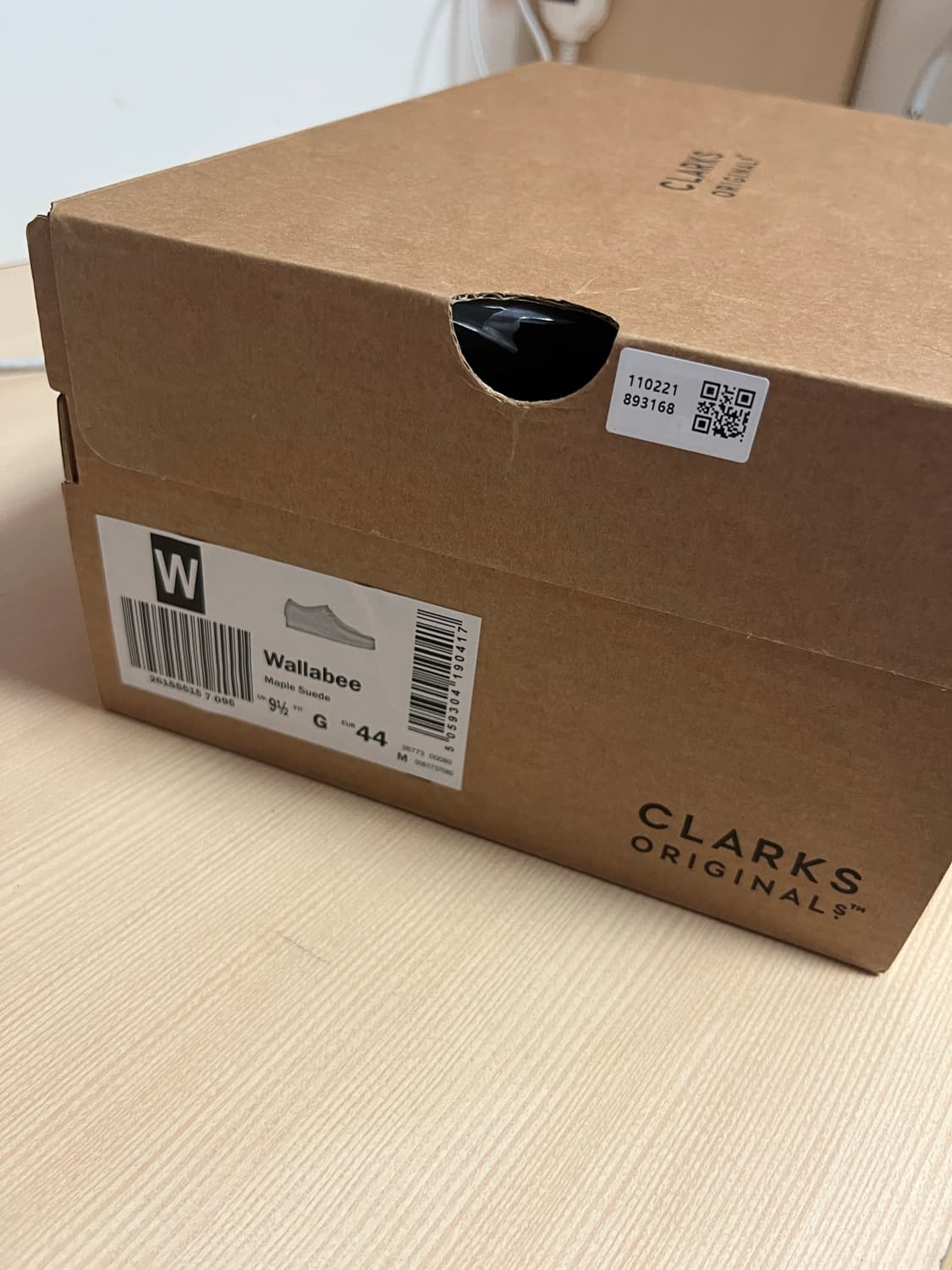 클락스 왈라비 메이플 스웨이드 UK 9.5 상품이미지6