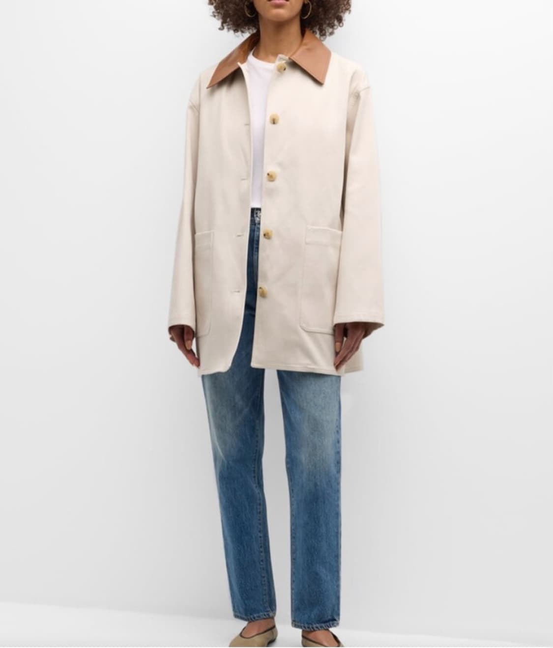 Toteme 토템 레더 카라 자켓 상품이미지10