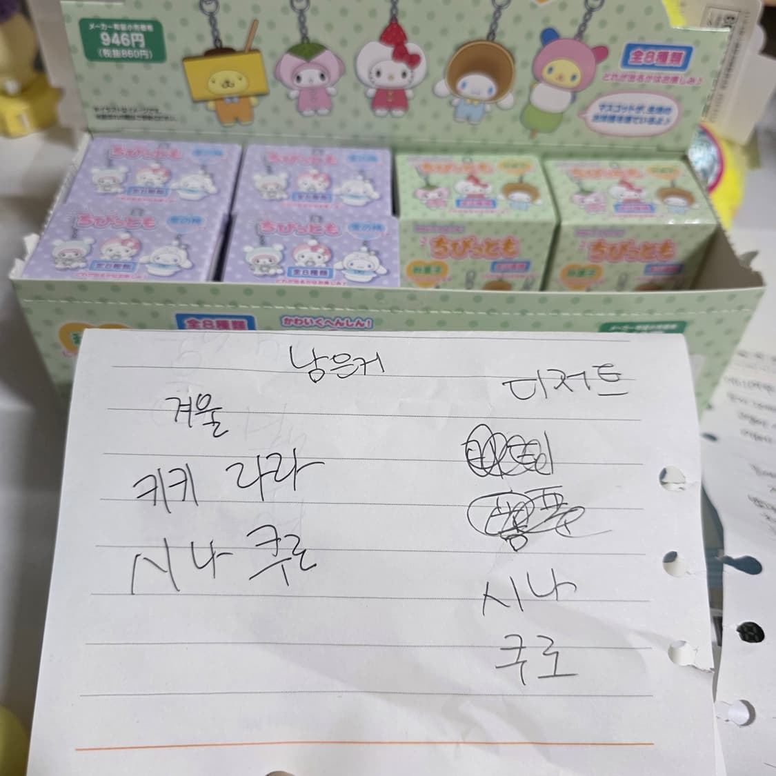 치비토모 랜덤키링 확정판매 상품이미지1