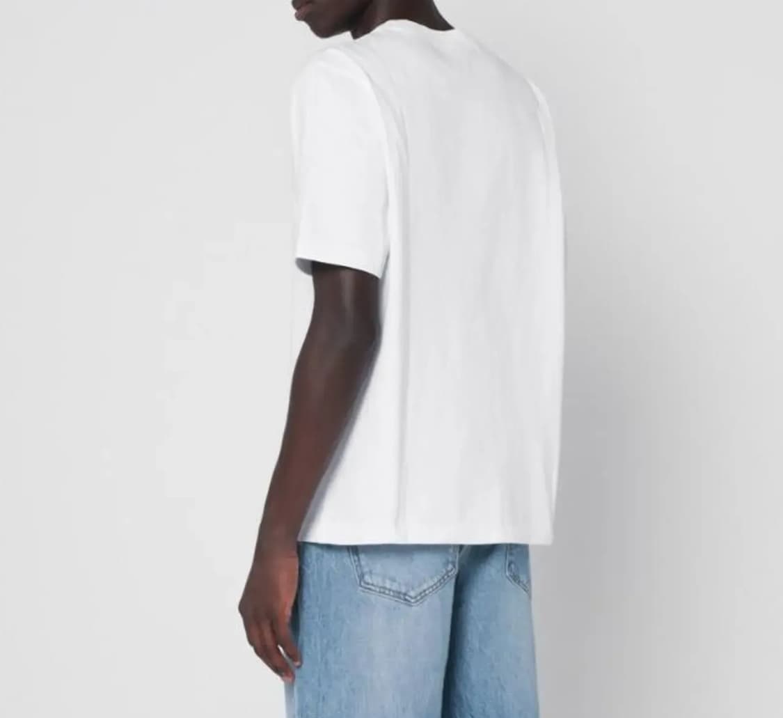 (새상품/정품)메종키츠네 로고 반팔티 L 상품이미지4