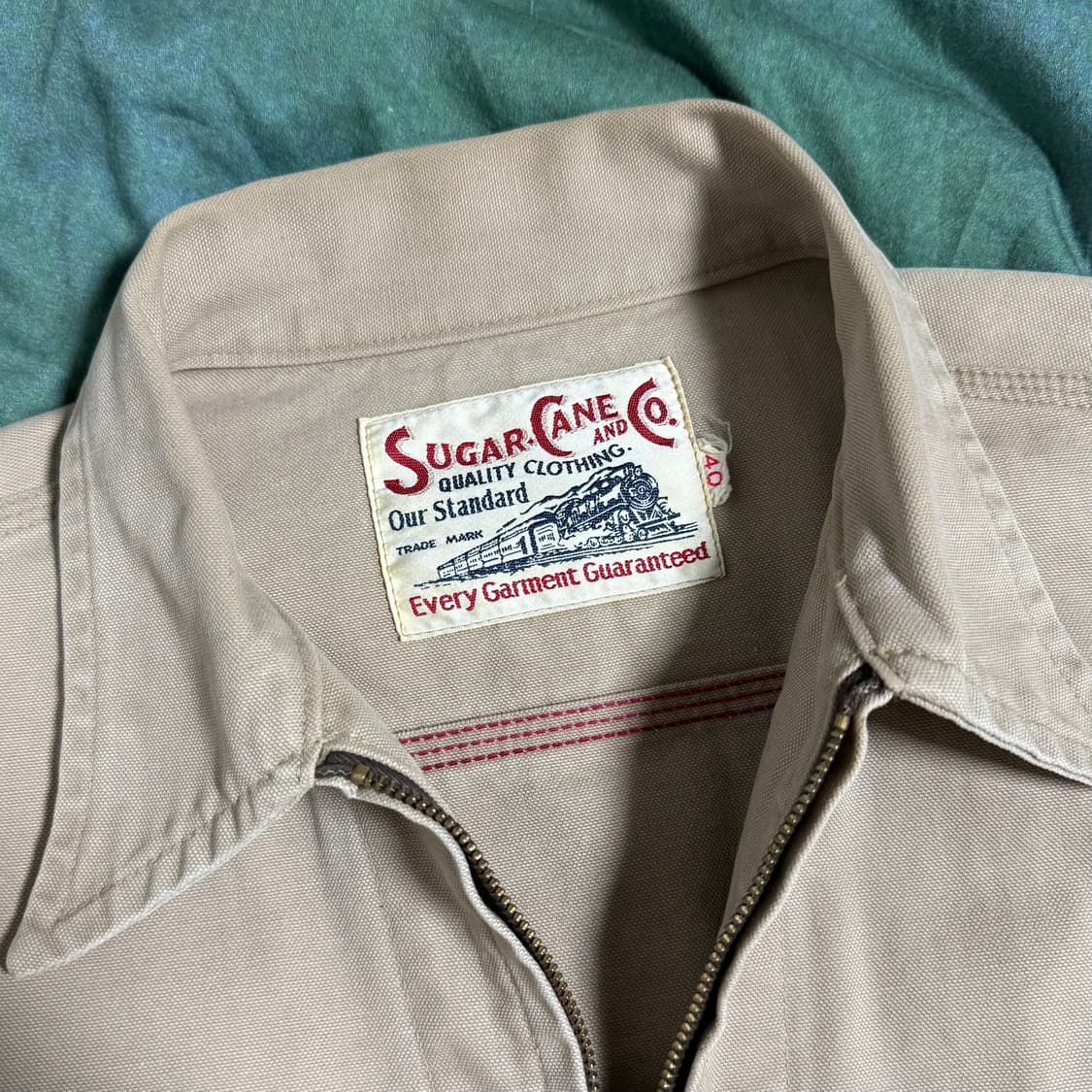 [40]슈가케인 Sugar cane 리복각 Lee 91b 워크 자켓 상품이미지5