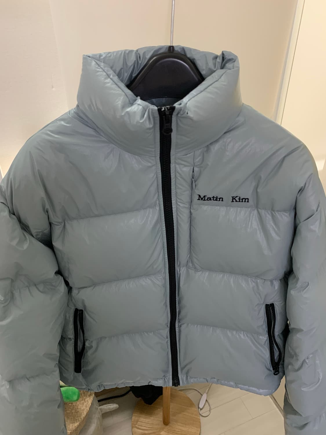 마뗑킴 로고 볼륨 다운 패딩 S 상품이미지4