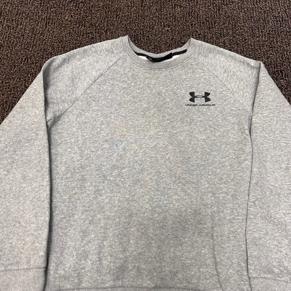 언더아머 기모 맨투맨 그레이 M 상품이미지2