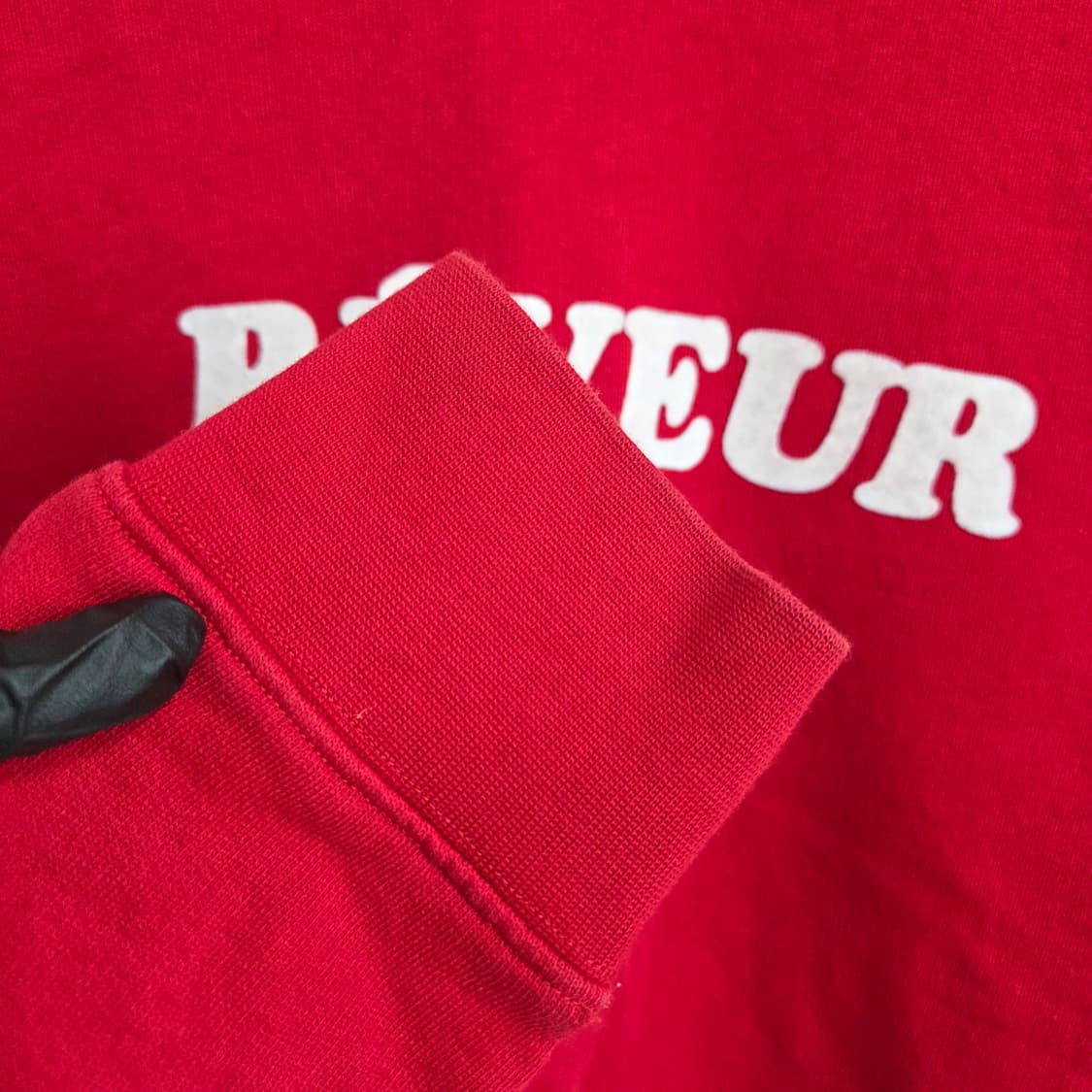 산드로 레드 여자 맨투맨 S 상품이미지3