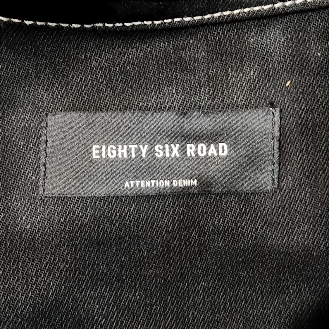 86 ROAD 스티치 블랙 데님 자켓 상품이미지2