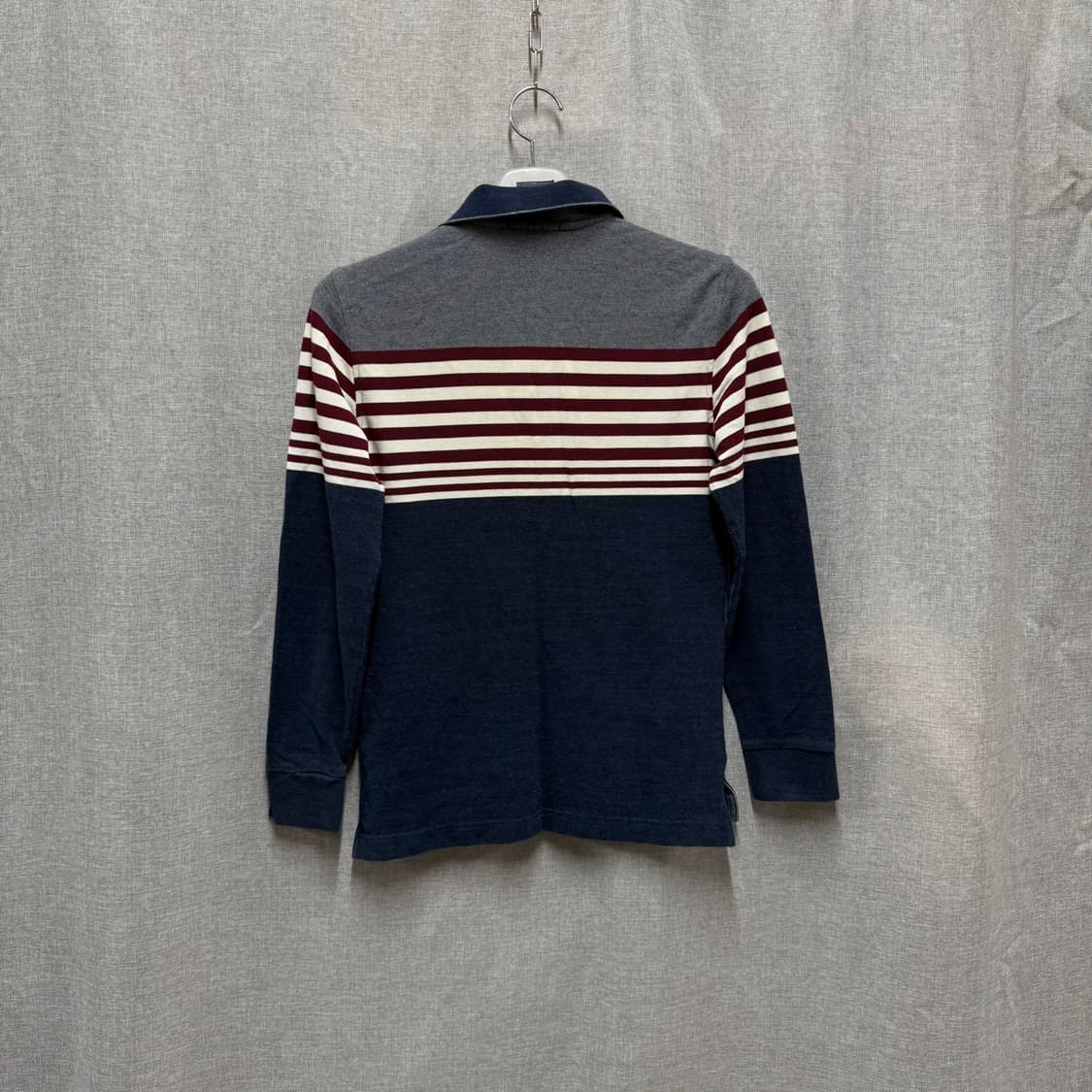 [95] 헤지스 스트라이프 코튼 면 긴팔 카라티 상품이미지4