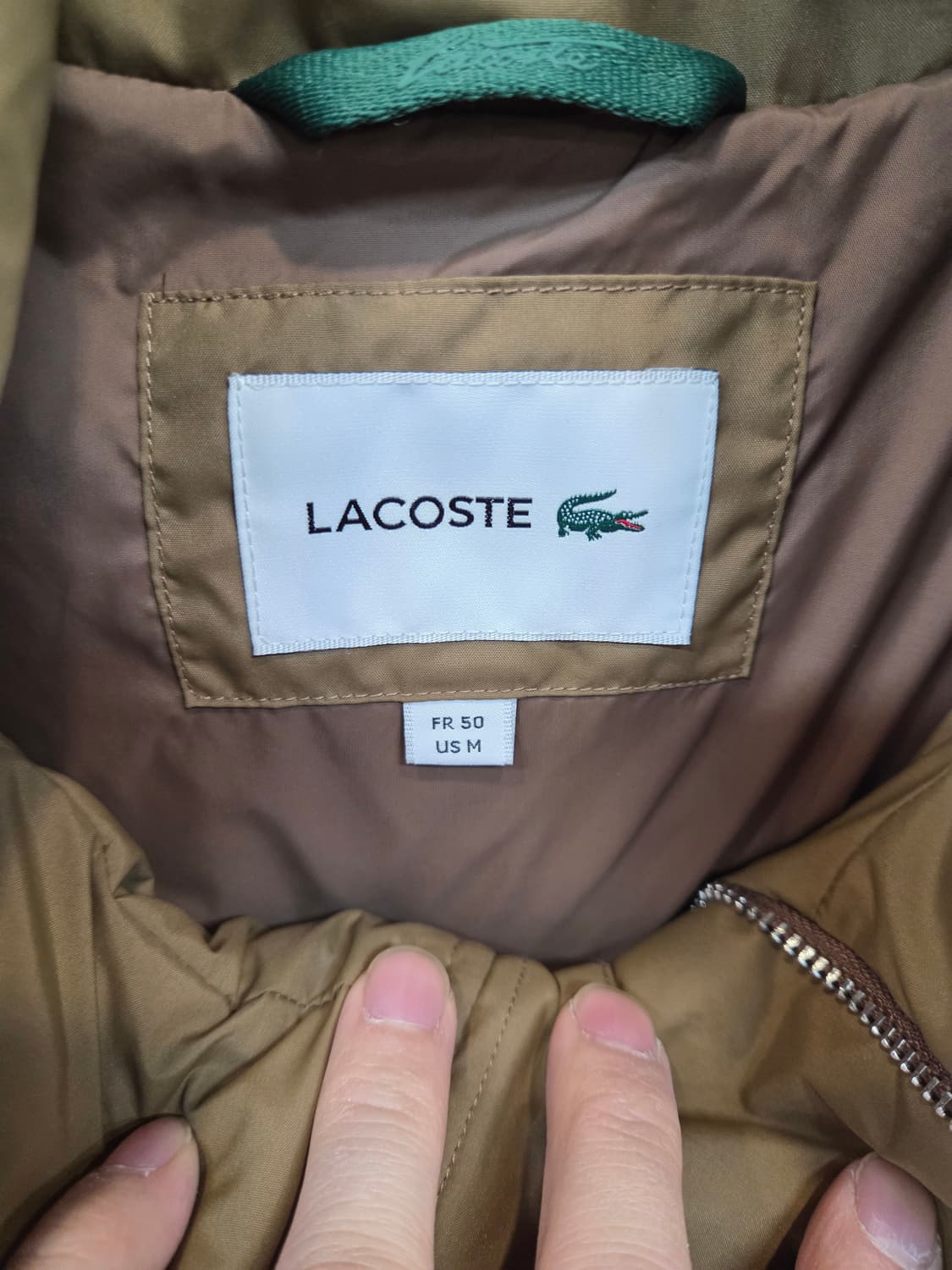 라코스테 미들 다운파카 패딩 한국사이즈 L 상품이미지4