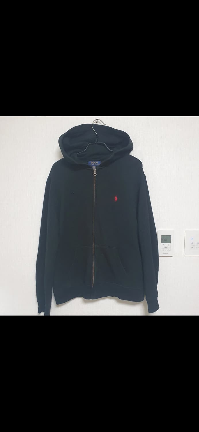 폴로 랄프로렌 블랙 후드집업 XL 상품이미지1