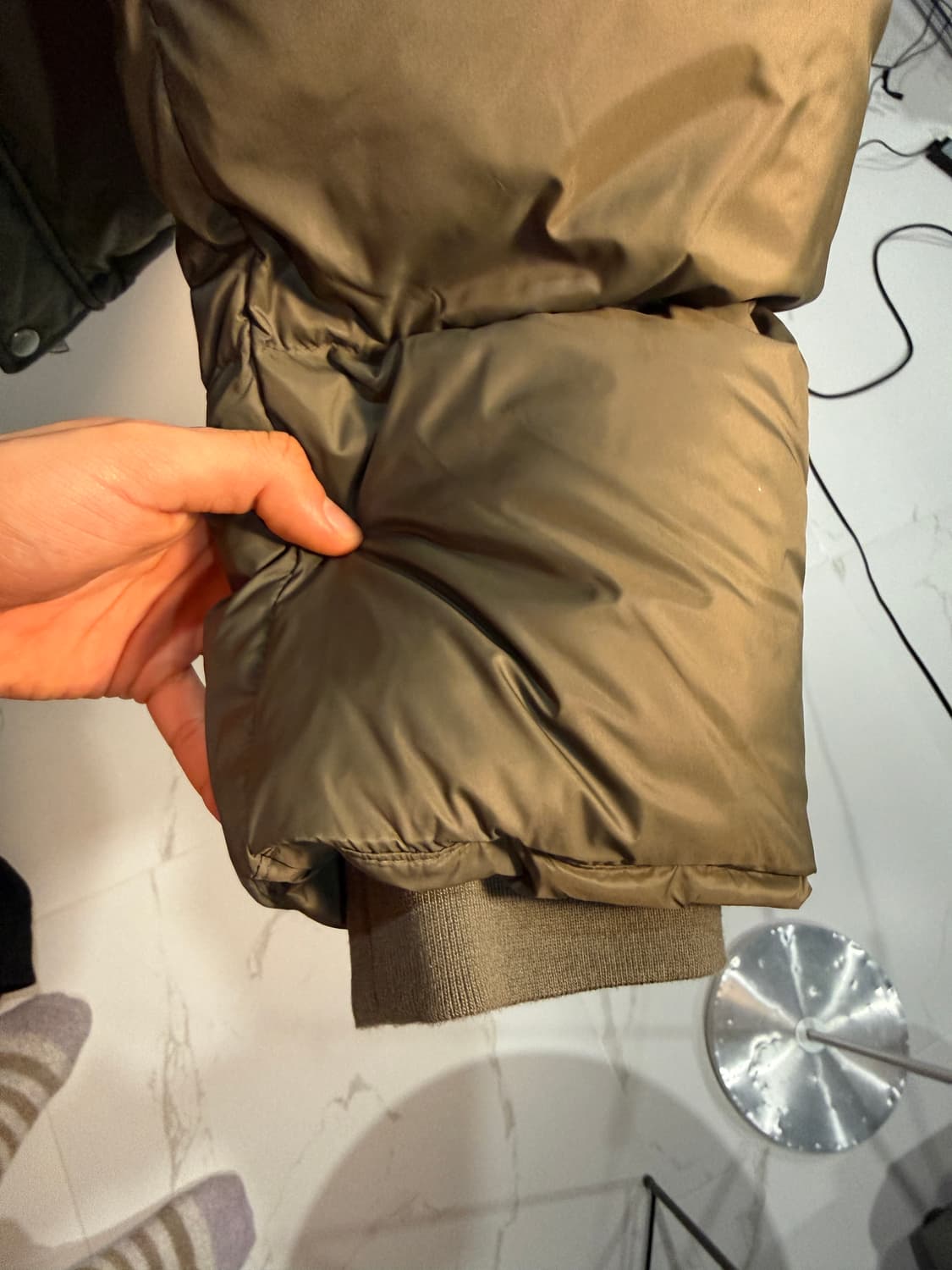 키뮤어 카라 숏 다운 점퍼 상품이미지5