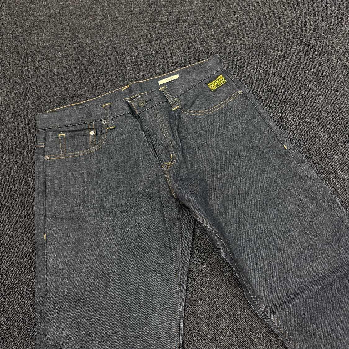 에비수 백 빅로고 데님 팬츠  상품이미지7