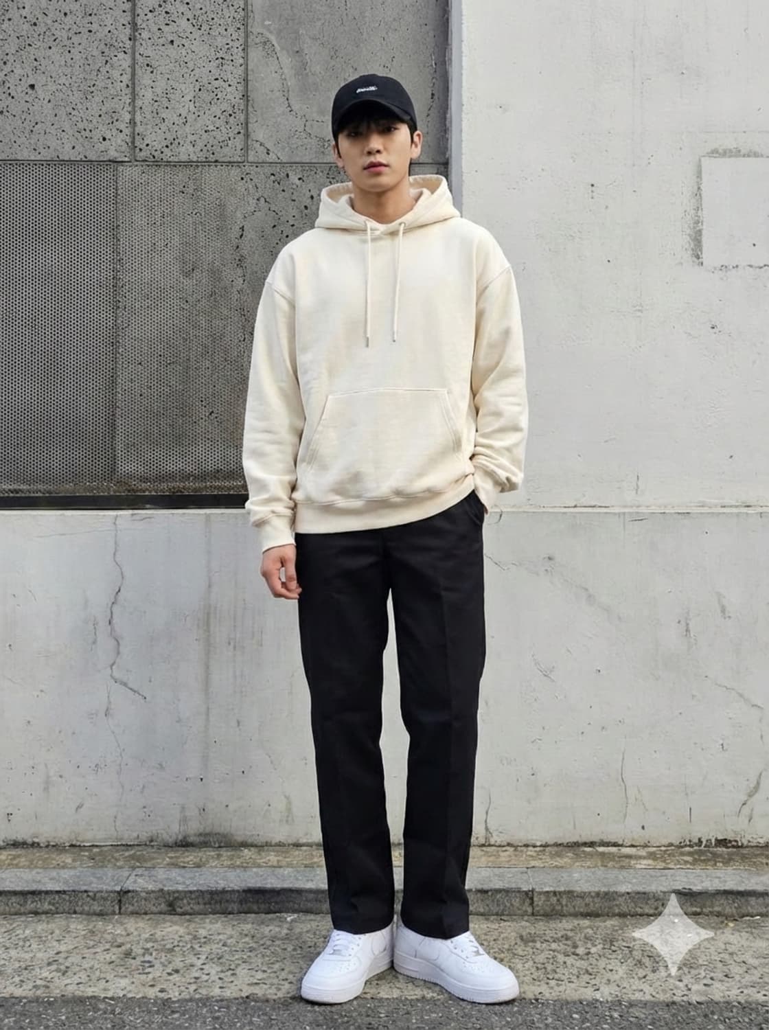 디키즈 873 슬림 스트레이트 워크 팬츠 블랙 상품이미지1