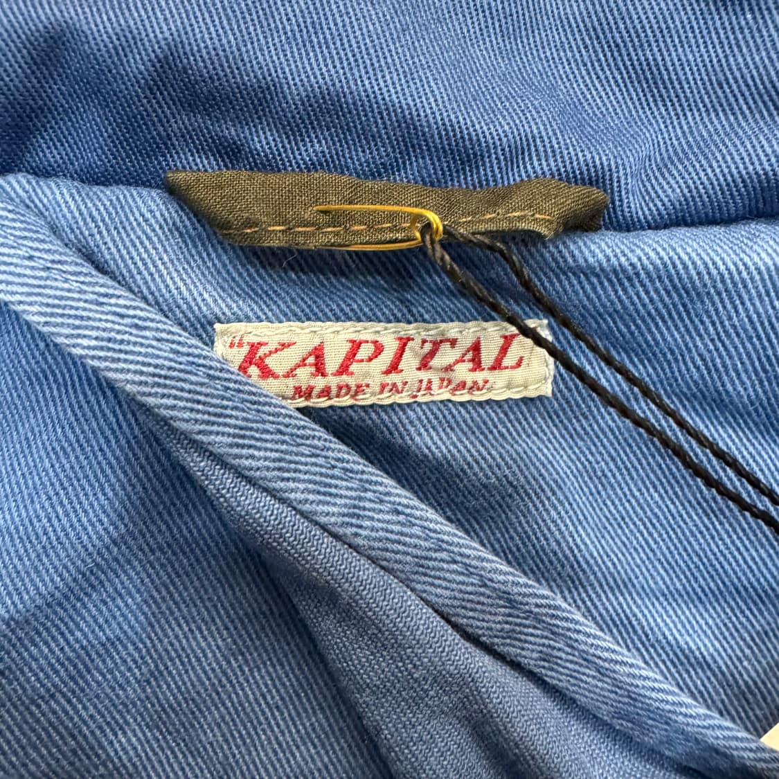 캐피탈 코튼 롱 자켓 블루 ( XS/OLD-8265 ) 상품이미지3