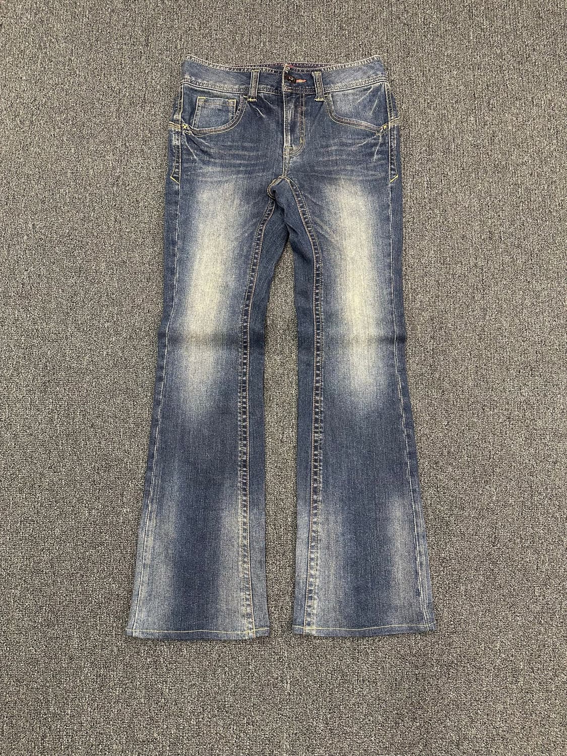 28)Japanese vintage 포켓 자수 부츠컷 데님팬츠 상품이미지4