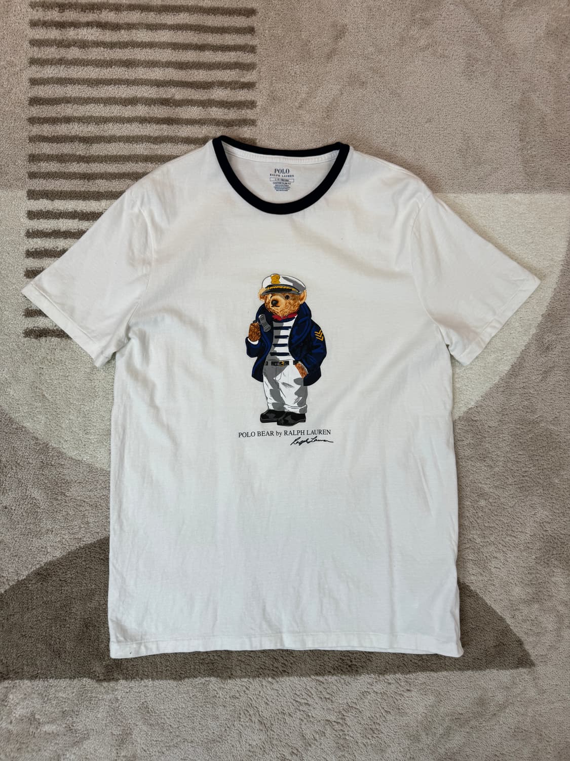 폴로랄프로렌 베어 반팔티 빈티지 곰돌이 M 상품이미지1