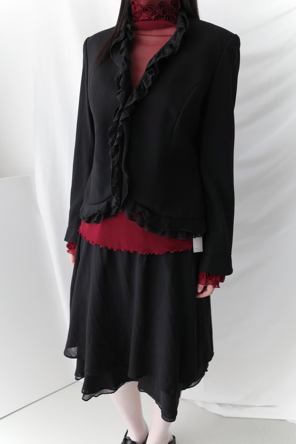 frill lace jacket 상품이미지5