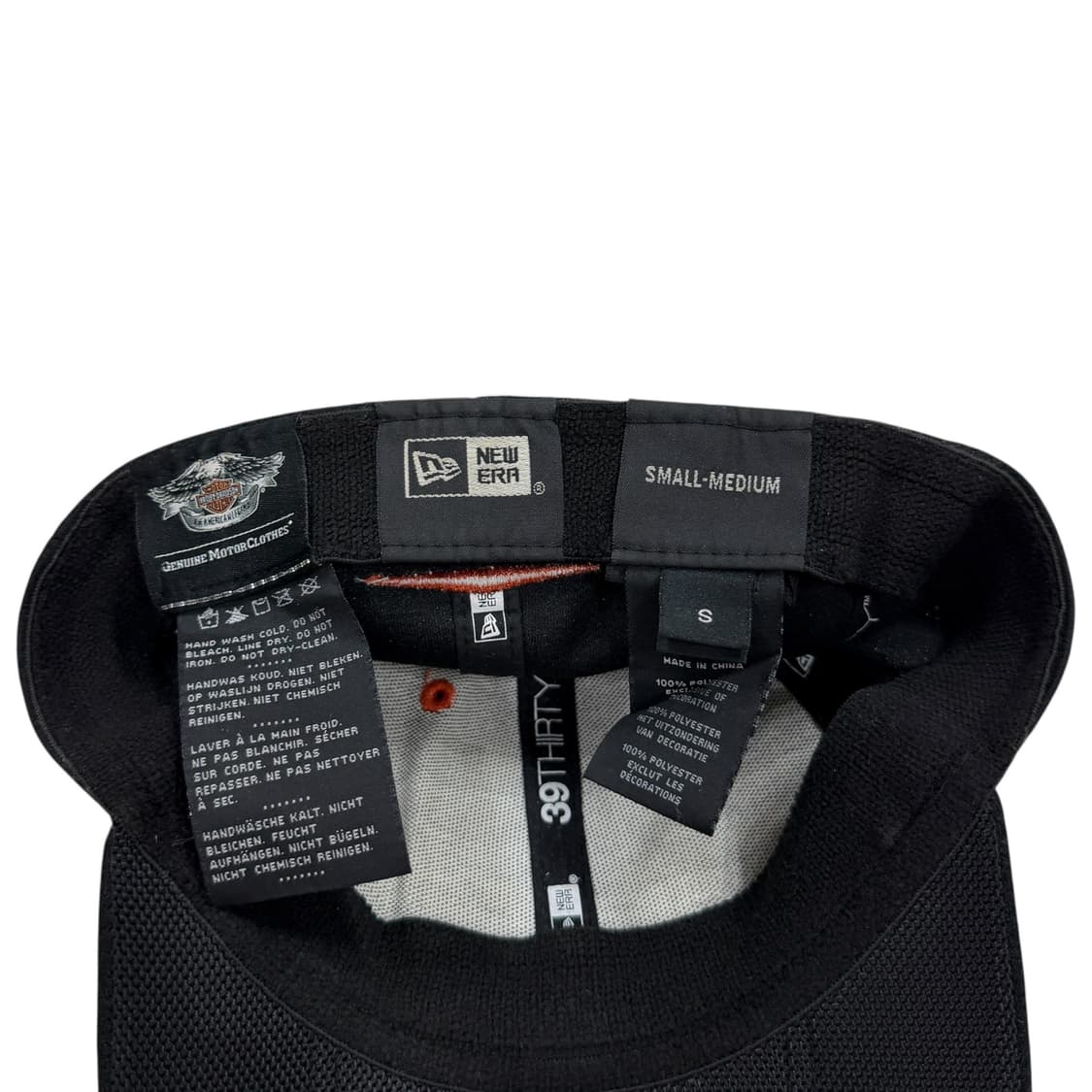 할리데이비슨 X 뉴에라 메쉬캡 모자 블랙 상품이미지5