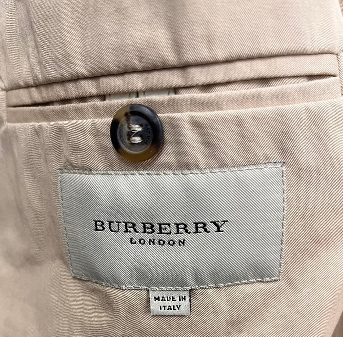 버버리 런던 면 자켓 베이지 50 상품이미지6