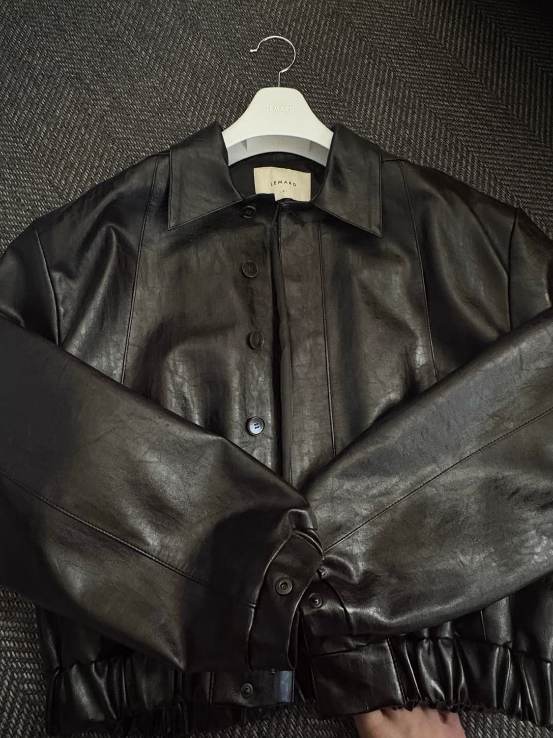 [L] 르마드 에코가죽자켓 상품이미지3