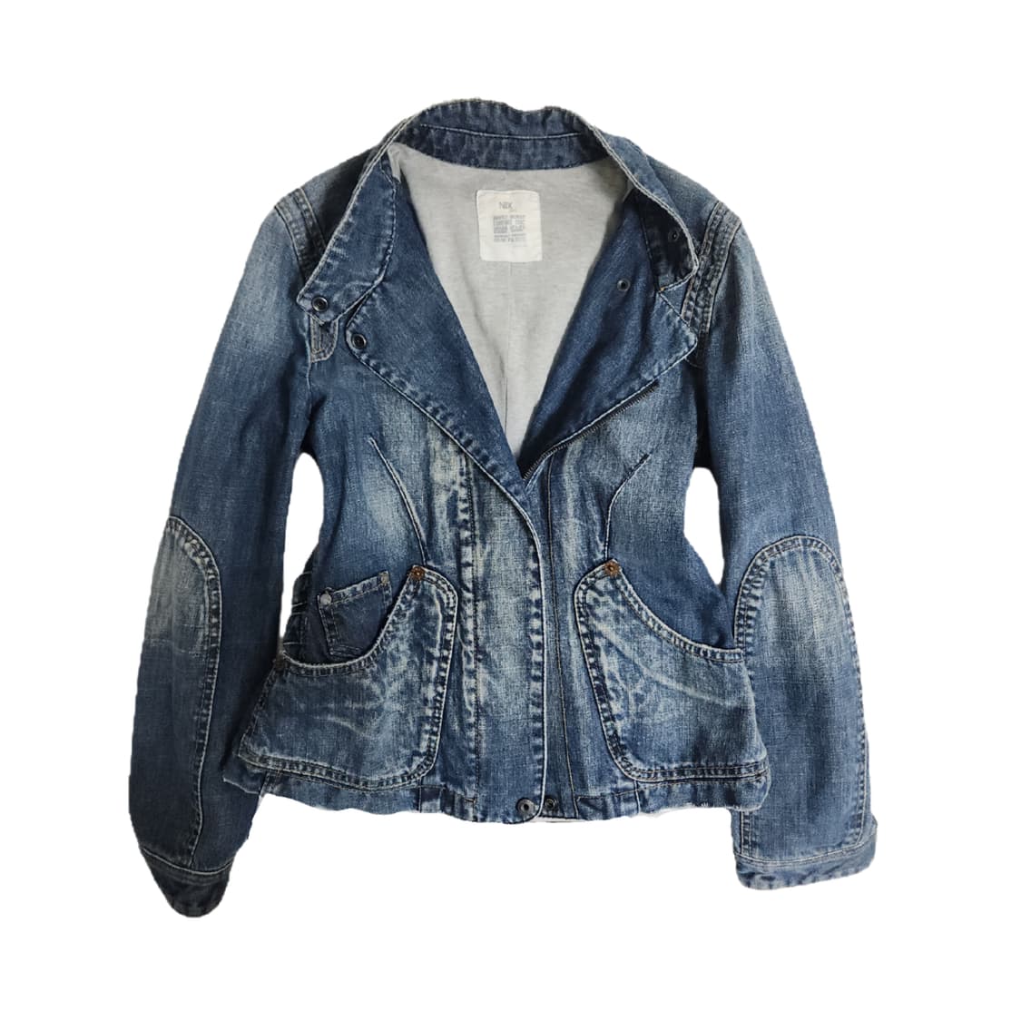 Y2k mood denim jacket 와투케 청자켓 상품이미지3