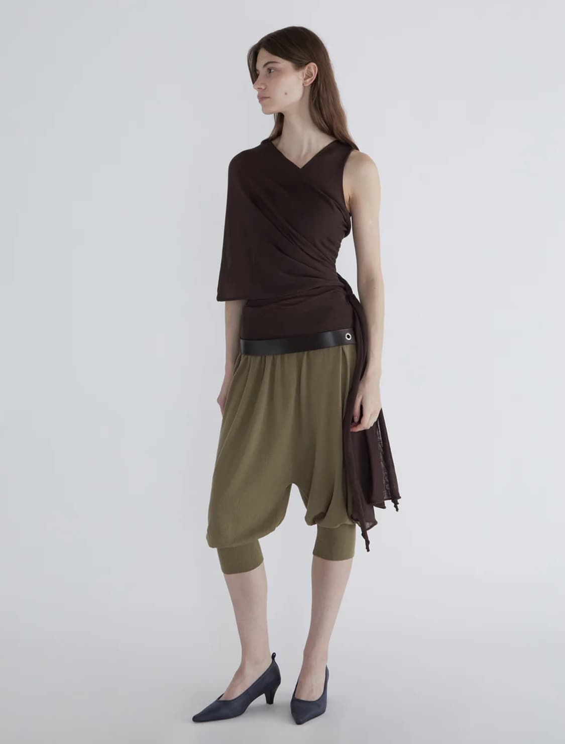 [XS,S,M,L]팔로마울 Puzzle 탑/브라운 상품이미지5