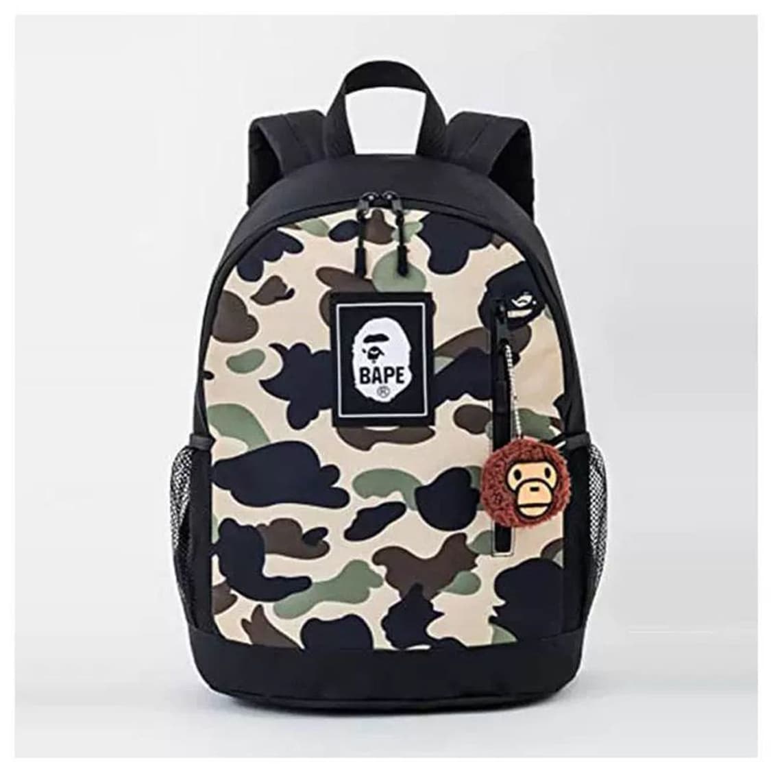 BAPE 베이프 카모 백팩 마일로 키링세트 가방 상품이미지1