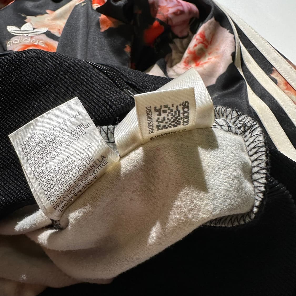 아디다스 빅로고 플로럴 패턴 져지 트랙탑 자켓 상품이미지8