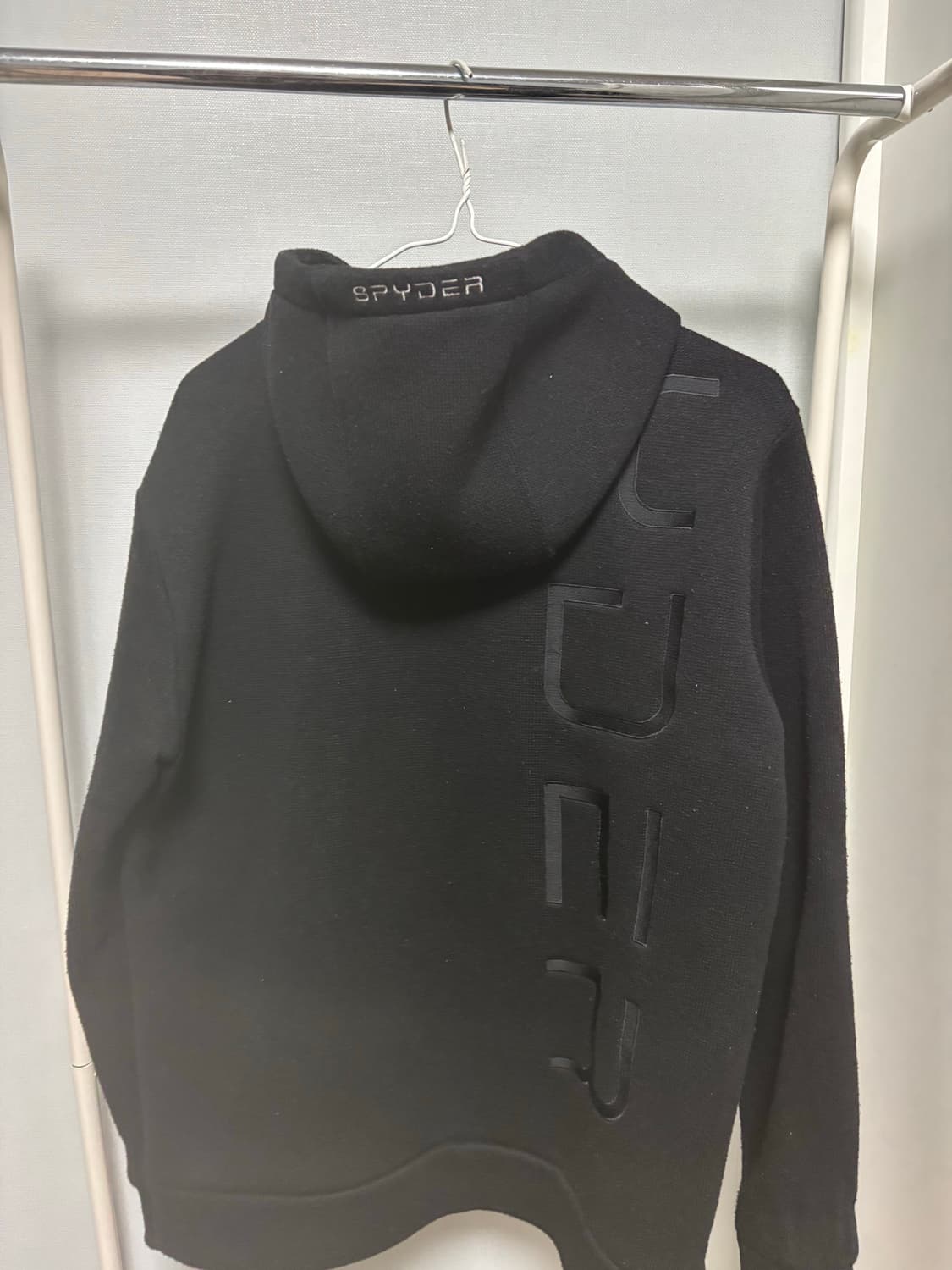스파이더 후드집업 블랙 M 상품이미지2