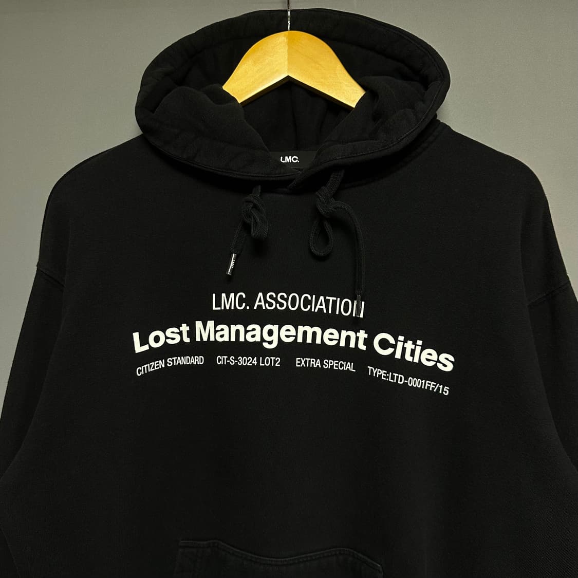 [M]LMC 블랙 후드티 상품이미지2