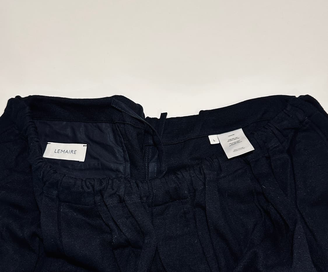르메르 드로우스트링 팬츠 블랙 L사이즈 신품 슬랙스 상품이미지3