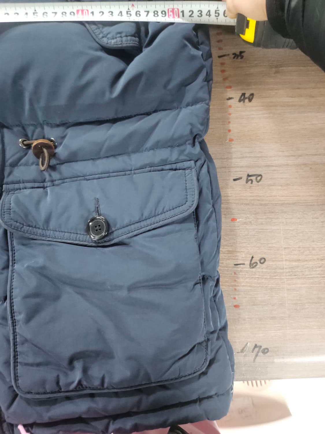 타미힐피거 네이비 후드 패딩 점퍼  M 상품이미지8