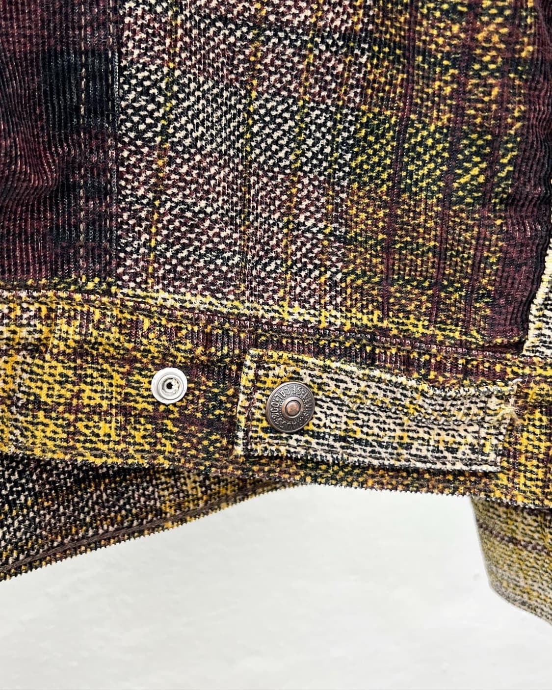 리바이스 옐로우 체크 플리스 트러커자켓 상품이미지6