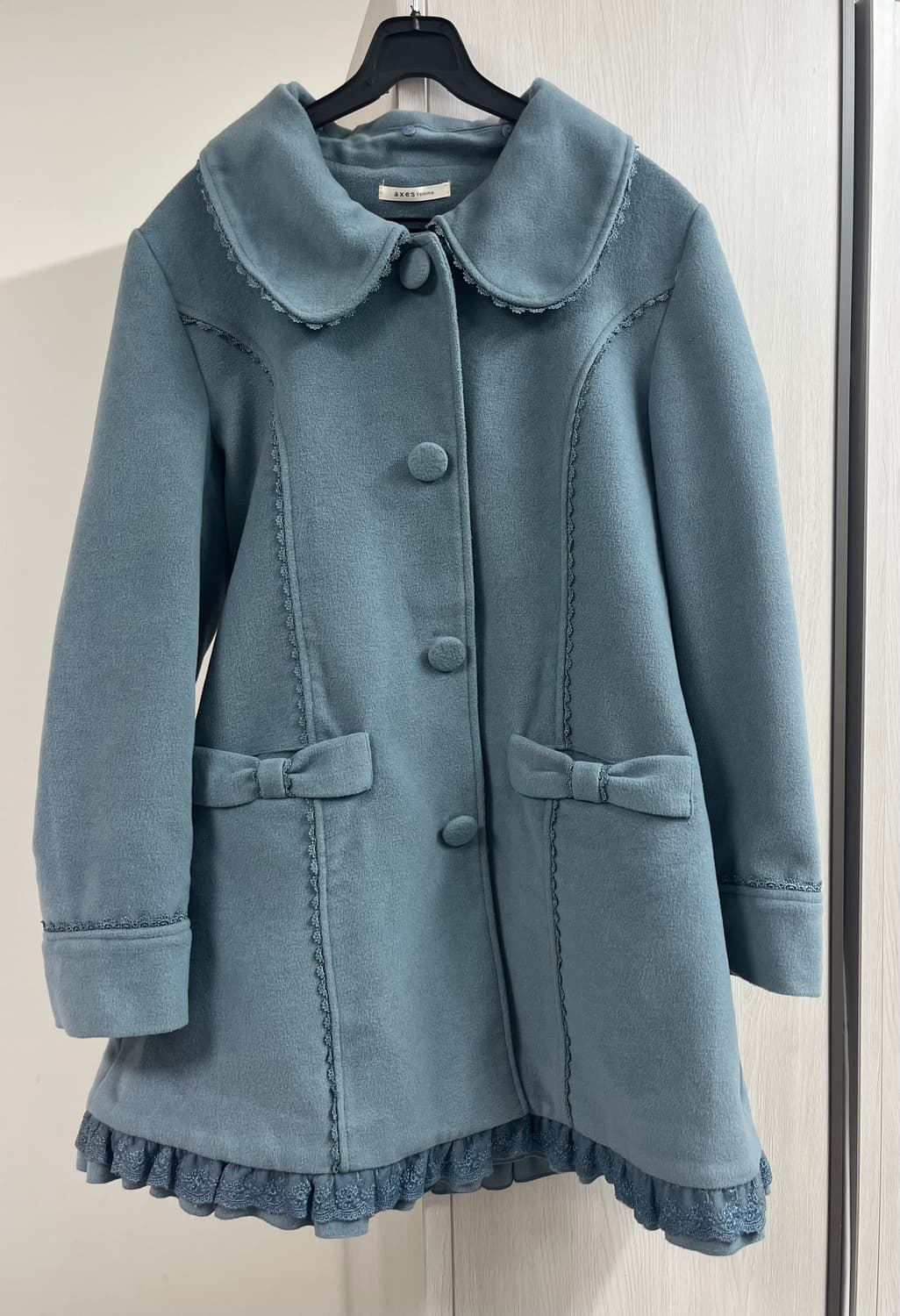 엑시즈팜 미디 리본 코트 페어리 상품이미지1