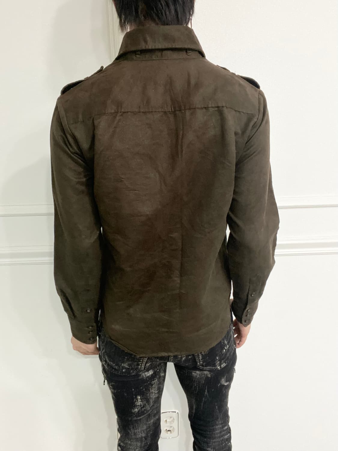 Deep Khaki Y2K Mood Jacket 상품이미지2