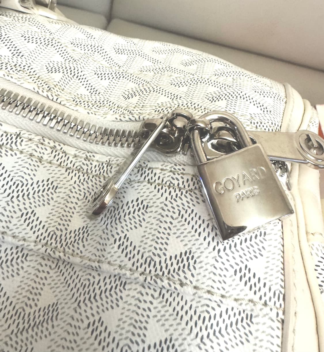 고야드 goyard보울링 45 화이트 BOWLINO45TY50CL50 상품이미지7