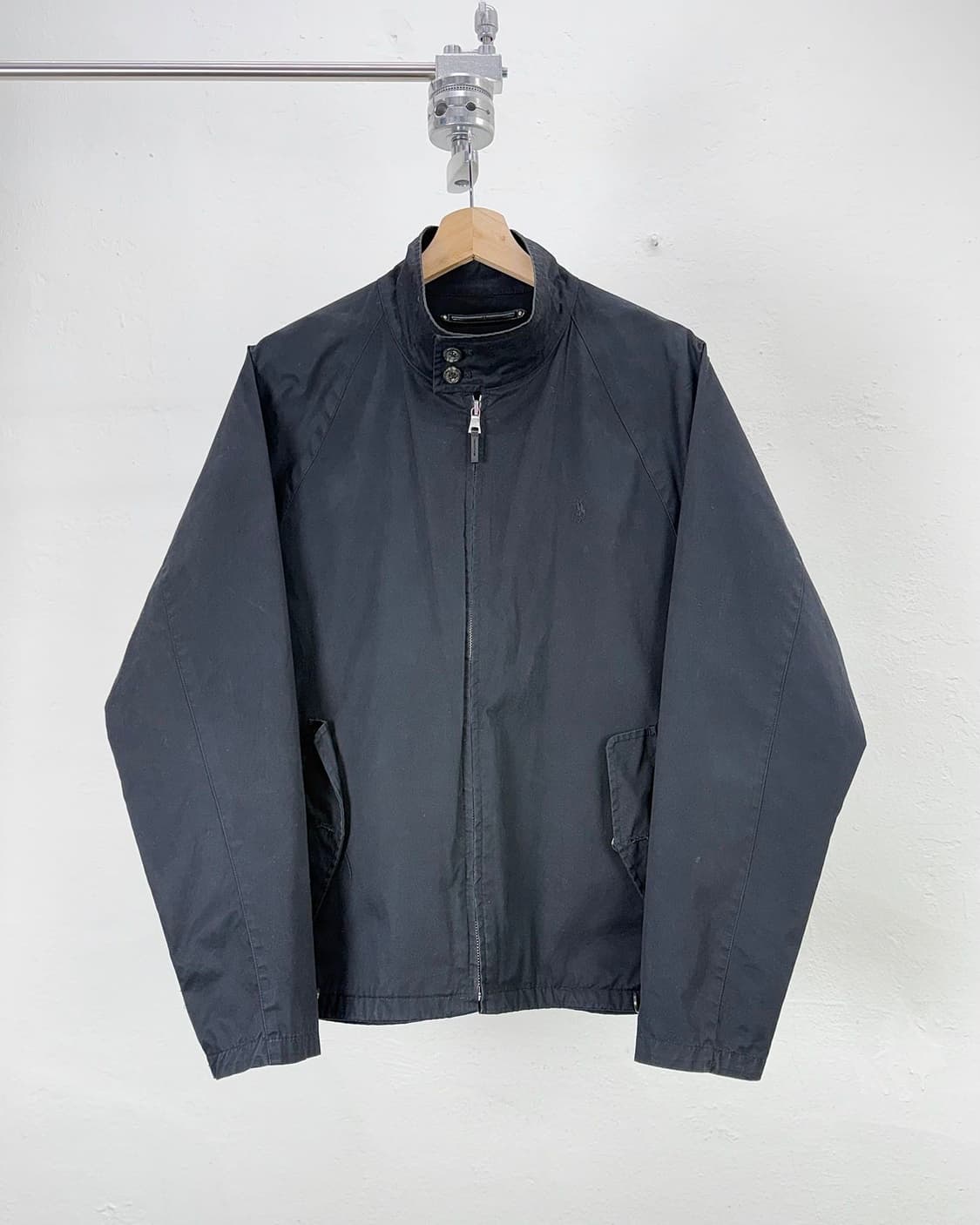 폴로 랄프로렌 블랙 베이포트 코튼 쉘 해링턴 자켓 상품이미지2