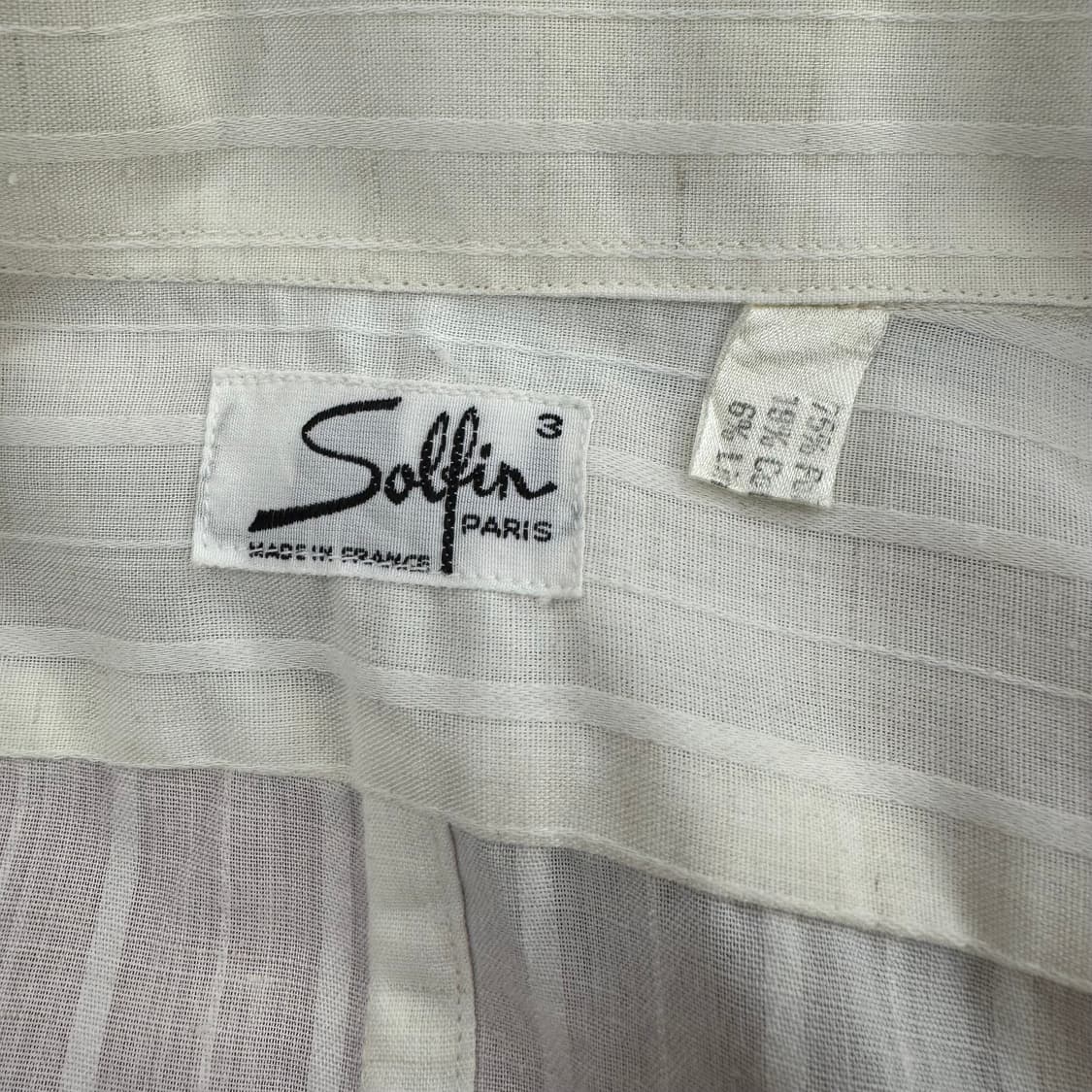 70s 솔핀 Solfin 빈티지 구아야베라 셔츠 made in Franc 상품이미지6