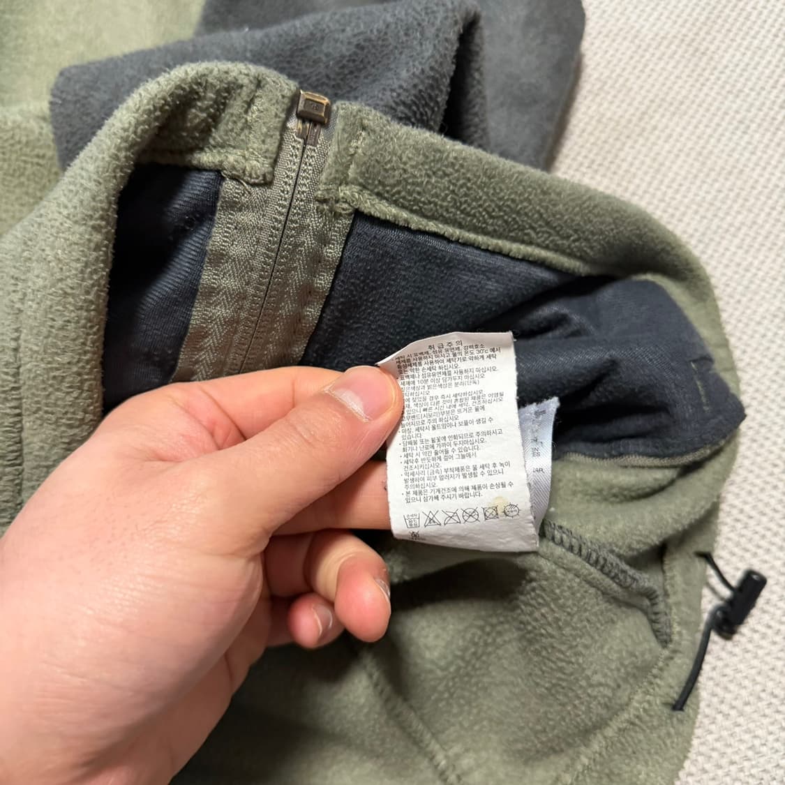 컬럼비아 카키 플리스 자켓 상품이미지4