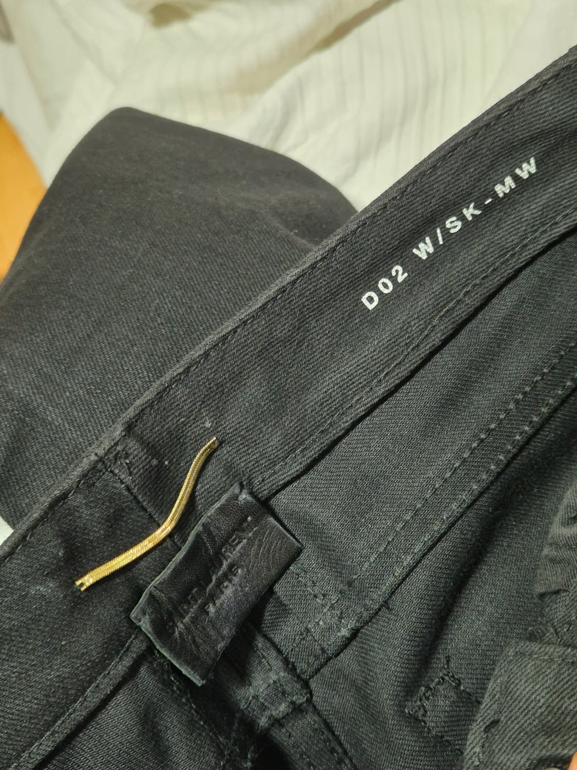 생로랑 Saint Laurent 블랙 진  (사이즈 36) 상품이미지2