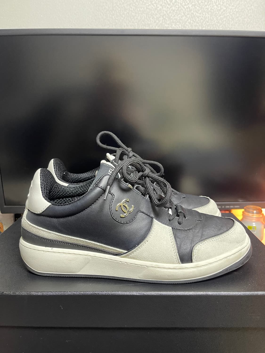[40] 샤넬 CC 로고 스니커즈 G45213 제니 스니커즈 상품이미지3