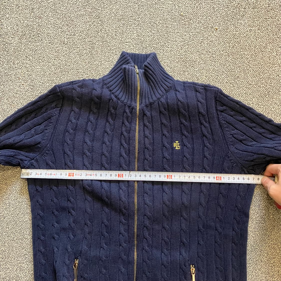 644 랄프로렌 폴로 꽈배기 니트 집업 상품이미지4