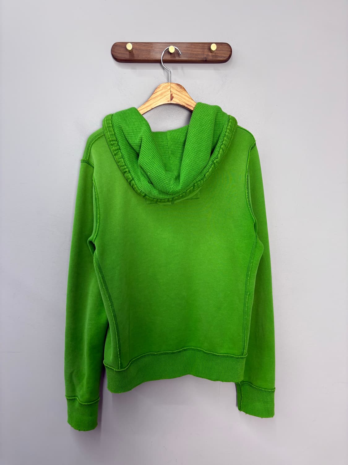 아베크롬비 센터 패치로고 그린 후드집업 A3227 상품이미지4