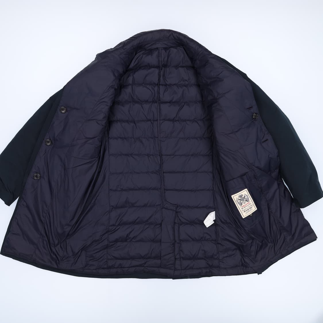 [100] 헤지스 다크네이비 구스다운 싱글 코트 점퍼 N7025 상품이미지4